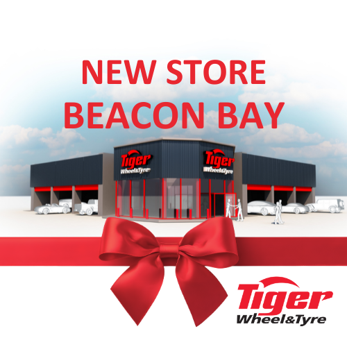 A model of the new tiger wheel and tyre beacon bay store